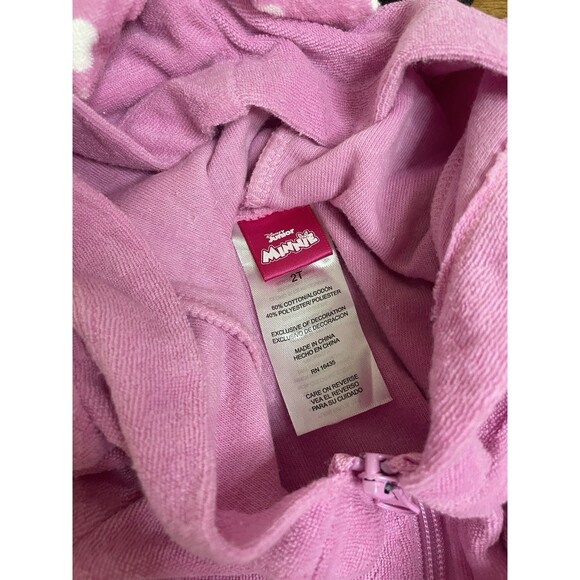 Minnie Mouse Sequin One Piece Swimsuit & Hooded Zip Embroidered Ruffle Cover Up - Picture 10 of 10